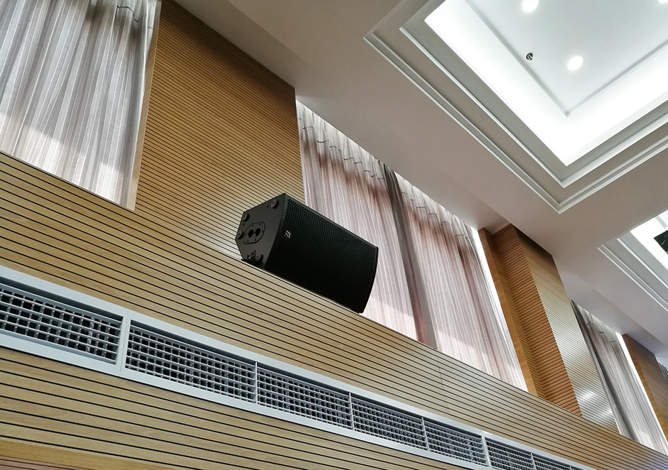 市委黨校全線擴聲系統(tǒng)由銳豐智能“RF”品牌打造