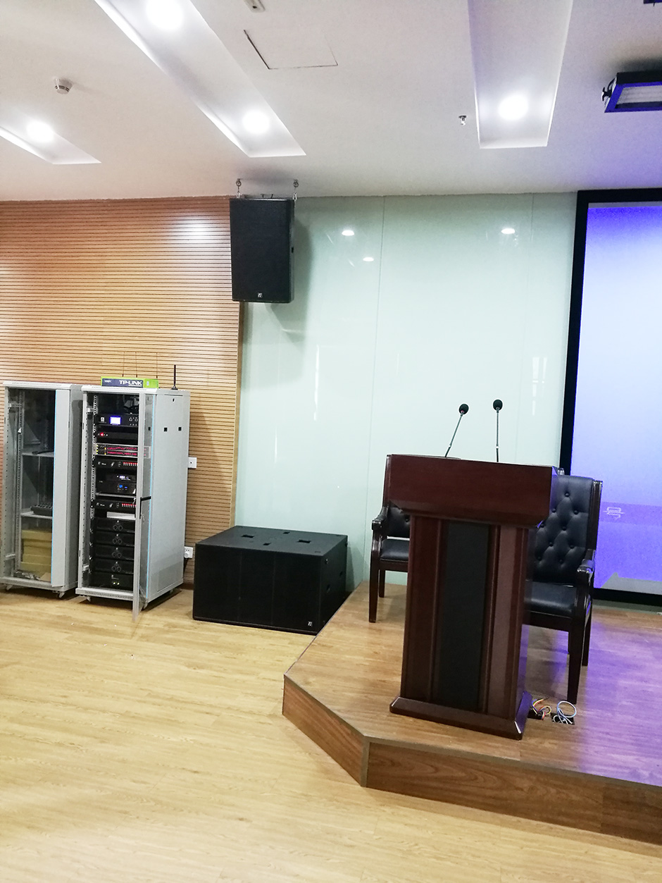市委黨校全線擴聲系統(tǒng)由銳豐智能“RF”品牌打造