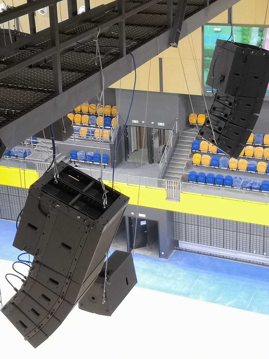 匠心筑精品｜銳豐智能“RF”為廣陵體操館打造高品質(zhì)擴聲系統(tǒng)