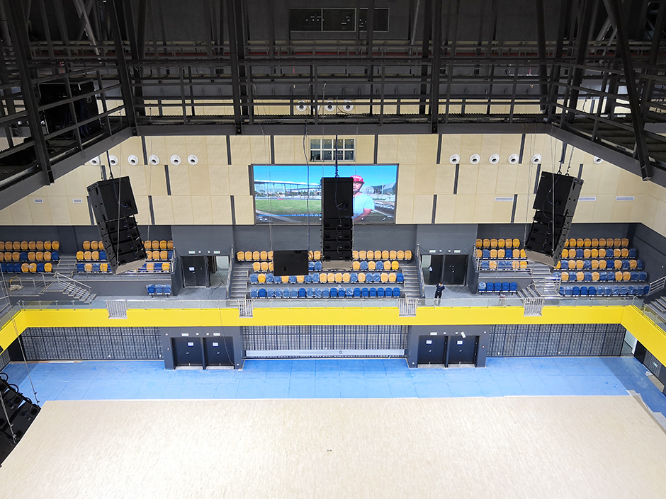 匠心筑精品｜銳豐智能“RF”為廣陵體操館打造高品質(zhì)擴聲系統(tǒng)