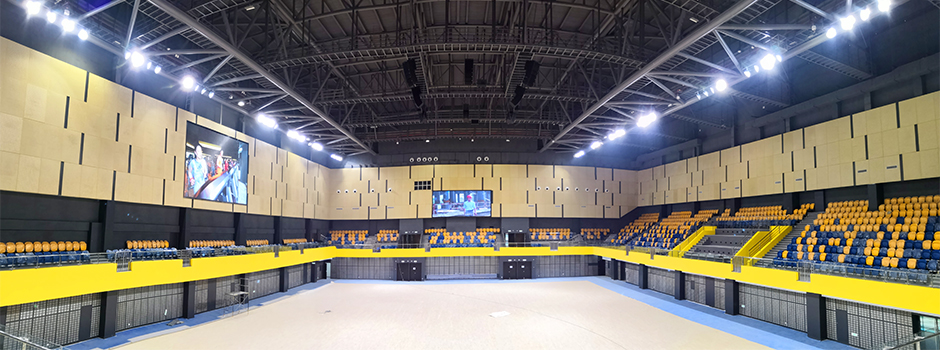 匠心筑精品｜銳豐智能“RF”為廣陵體操館打造高品質(zhì)擴聲系統(tǒng)